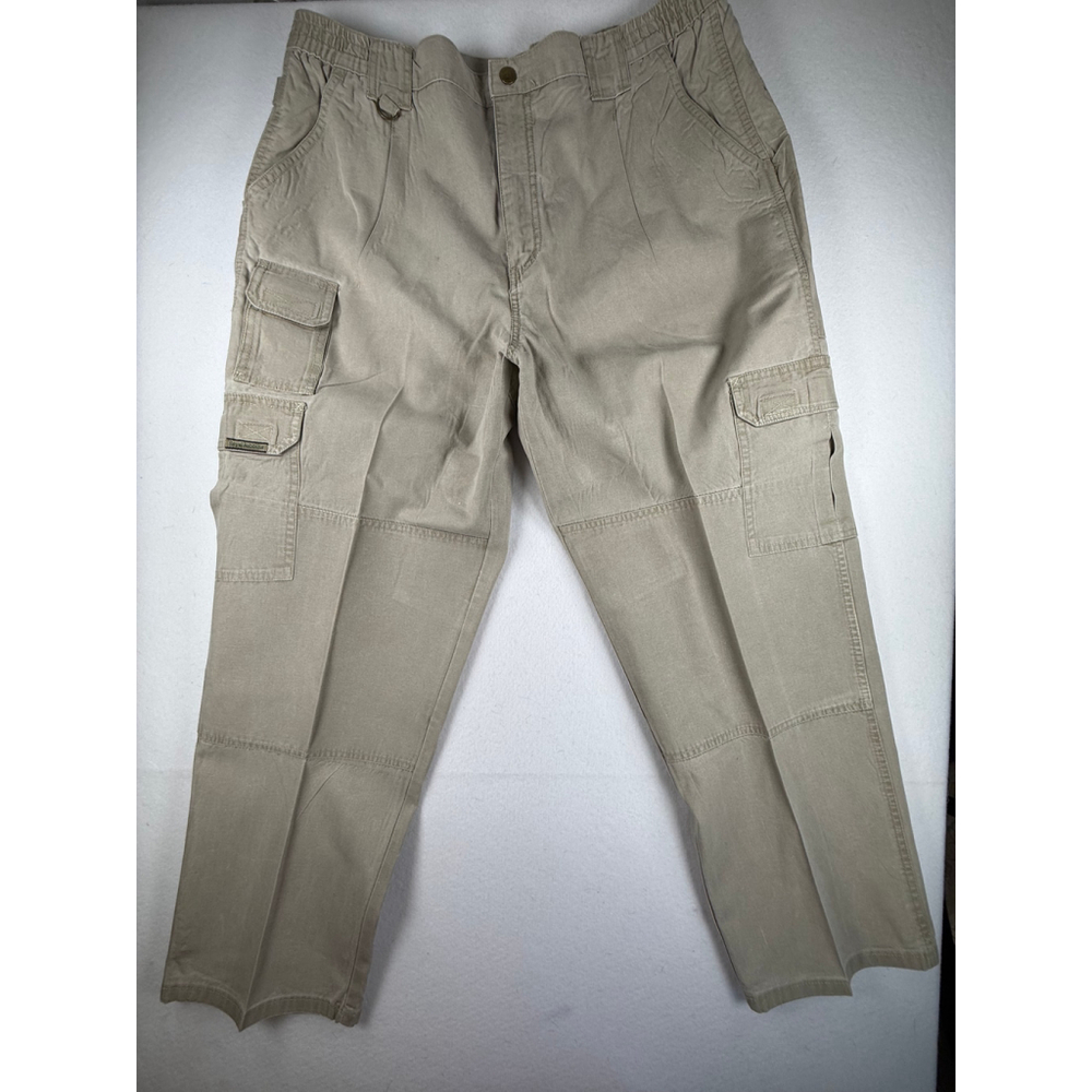 Royal Robbins Men’s Tan Cargo Pants W38 L28 100% Cotton Utility Pockets